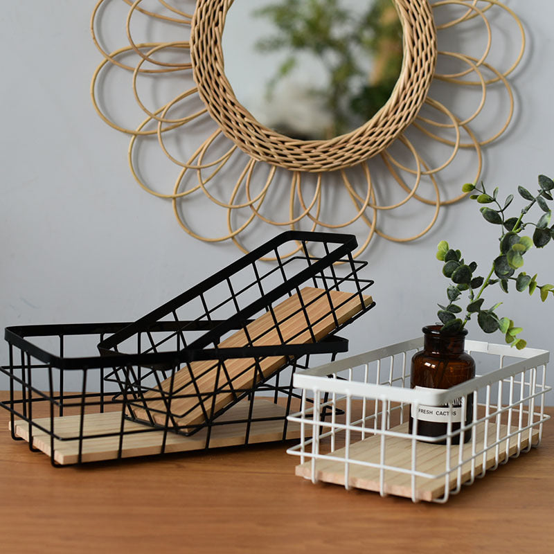 Iron Wall Hanging Storage Basket