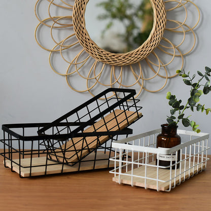 Iron Wall Hanging Storage Basket