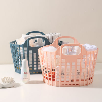 Foldable Portable Storage Basket – Multipurpose Organizer for Laundry, Groceries, and More