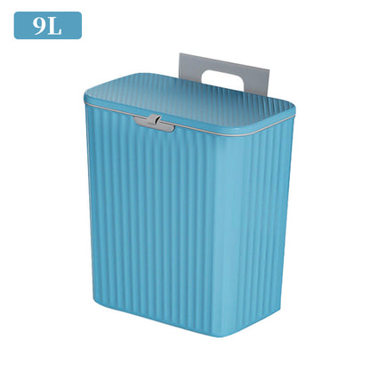 Kitchen & Bathroom Hanging Garbage Can with Lid