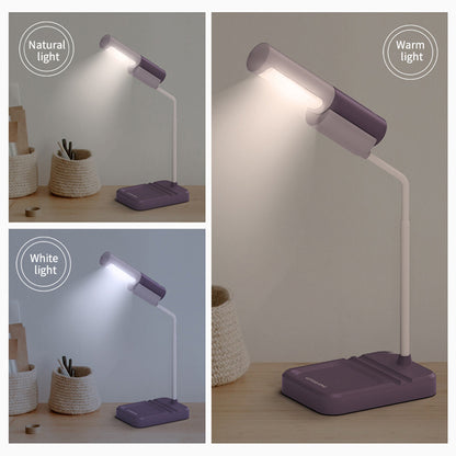 New LED Simple Eye Protection Desk Lamp USB Rechargeable