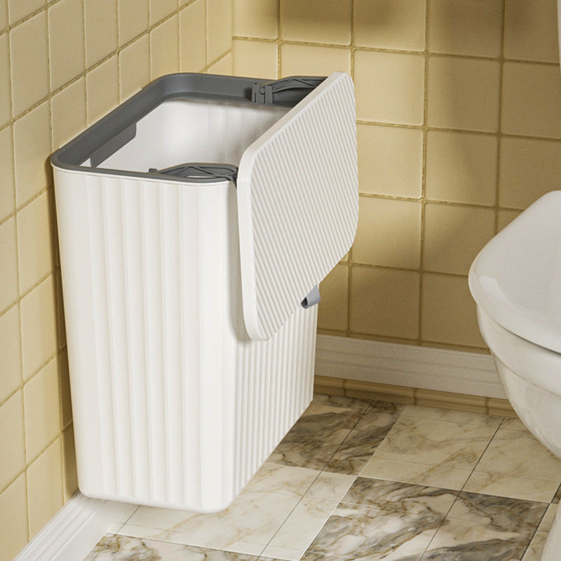 Kitchen & Bathroom Hanging Garbage Can with Lid