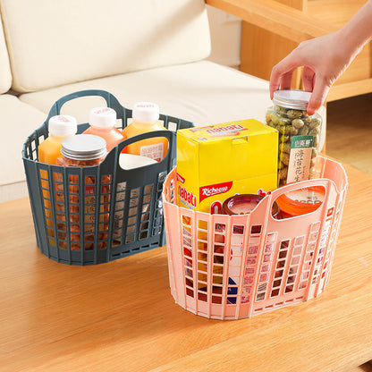 Foldable Portable Storage Basket – Multipurpose Organizer for Laundry, Groceries, and More