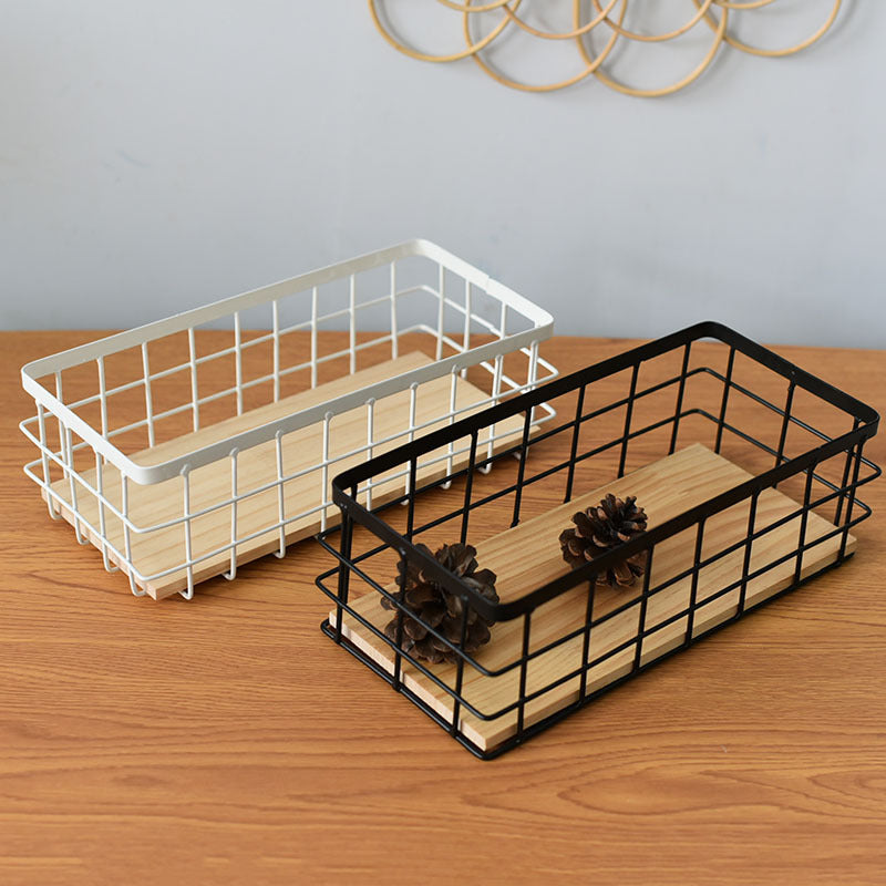 Iron Wall Hanging Storage Basket