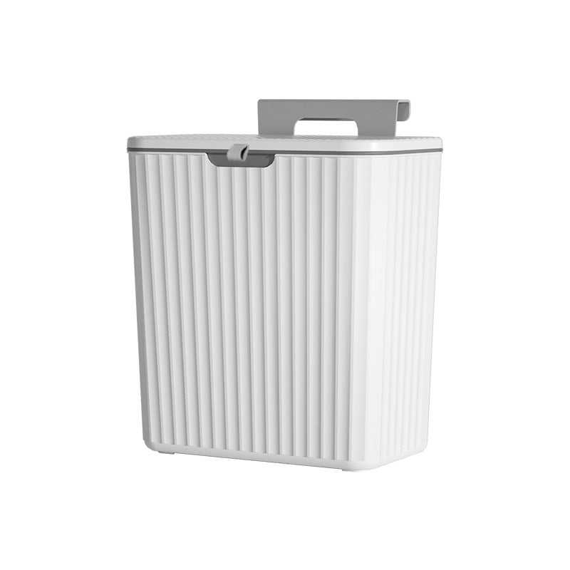 Kitchen & Bathroom Hanging Garbage Can with Lid