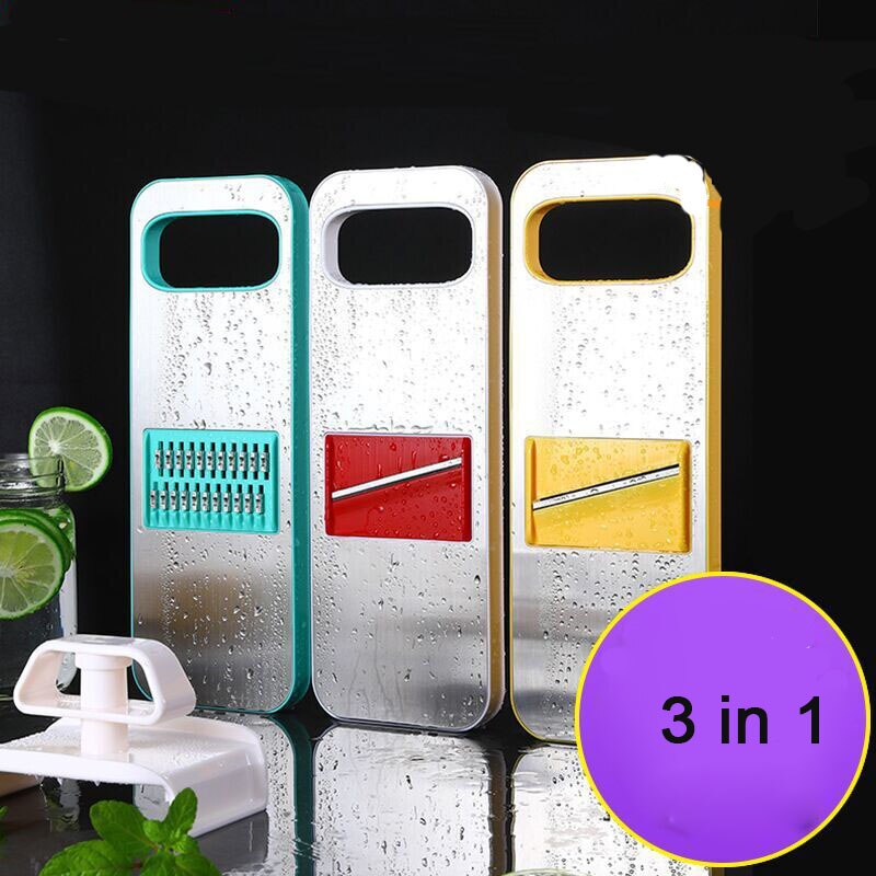 3 In 1 Multifunction Stainless Steel Vegetable Grater