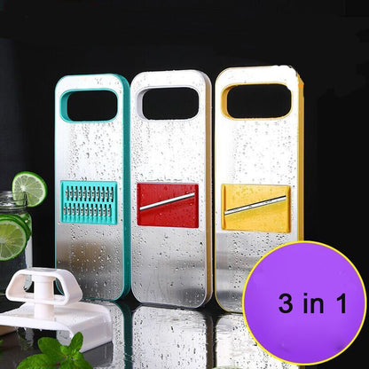 3 In 1 Multifunction Stainless Steel Vegetable Grater