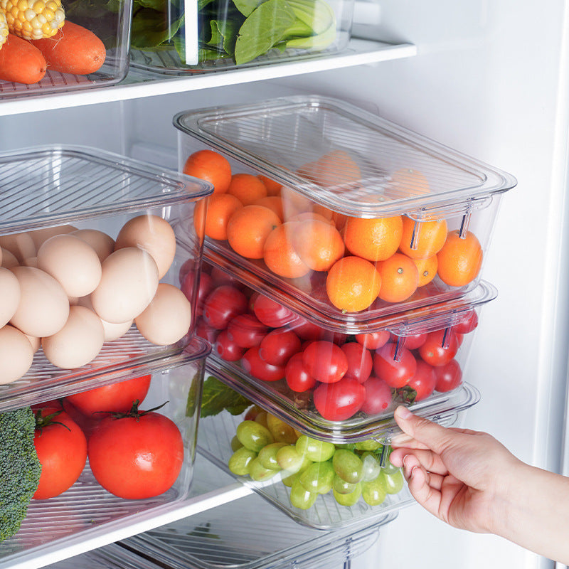 Kitchen Storage Refrigerator Fresh-Keeping Freezer Storage Box