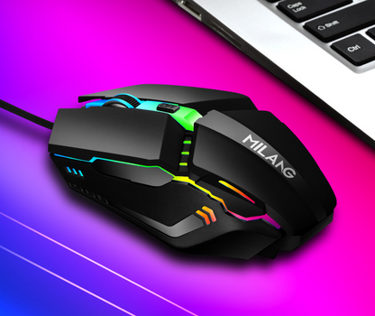 Wired mouse USB illuminated Gaming