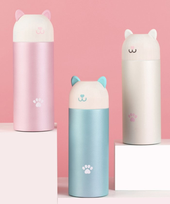 Stainless steel smart cat creative thermos mug
