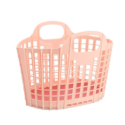Foldable Portable Storage Basket – Multipurpose Organizer for Laundry, Groceries, and More