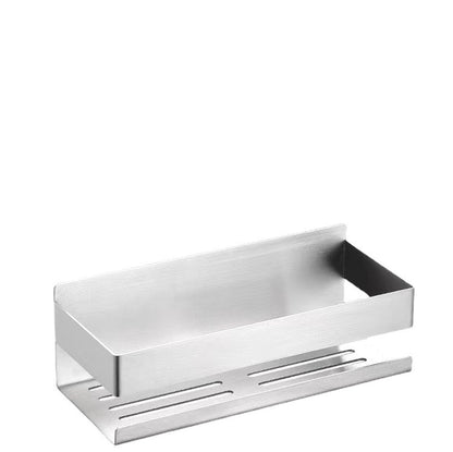 304 Stainless Steel Bathroom Storage Rack Wall-Mounted Hole-Free