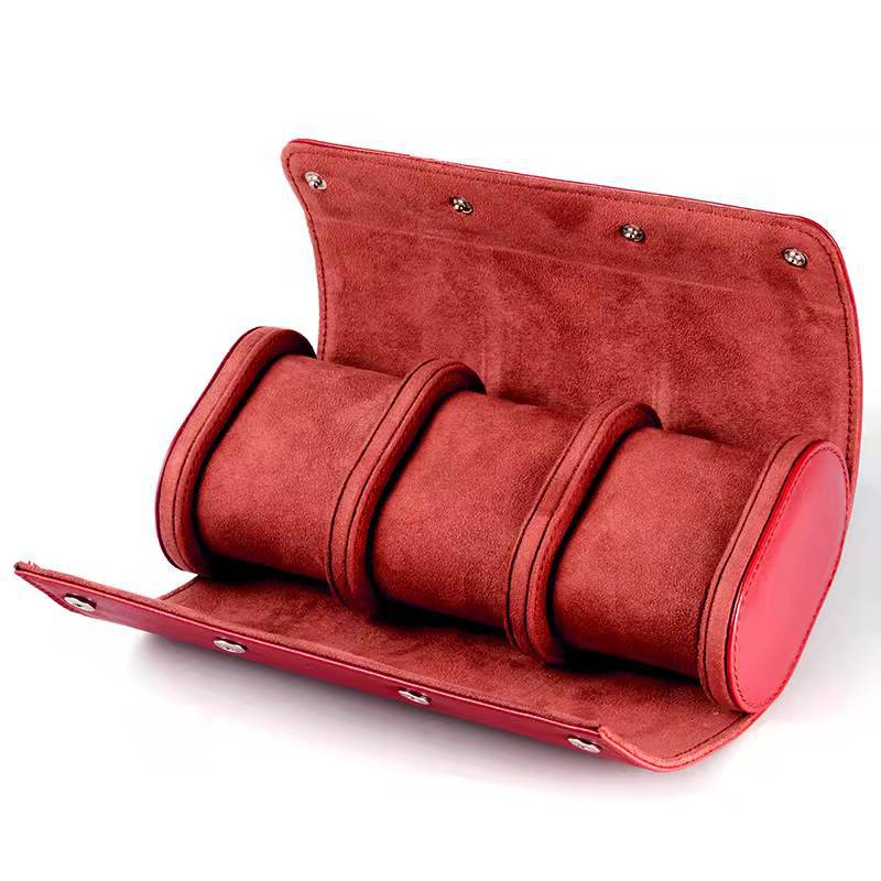 Leather Watch Storage Box Colour Portable Watch Bag Bracelet Jewellery Watch Box